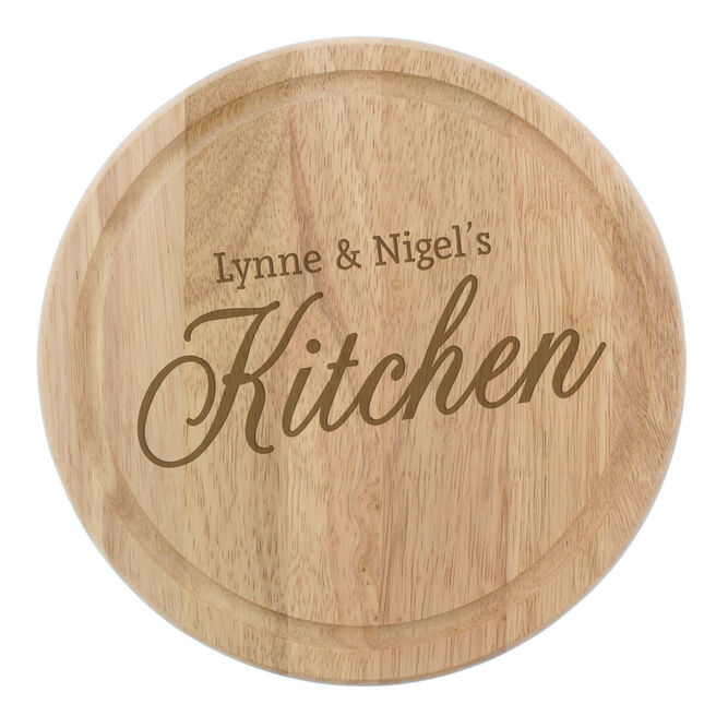 Printess Test - Personalised Round Kitchen Chopping Board