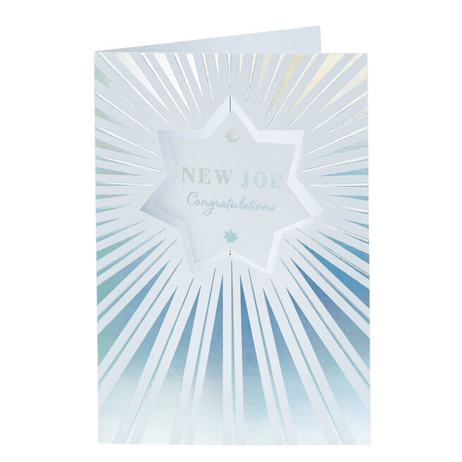 New Job Card - Silver Star