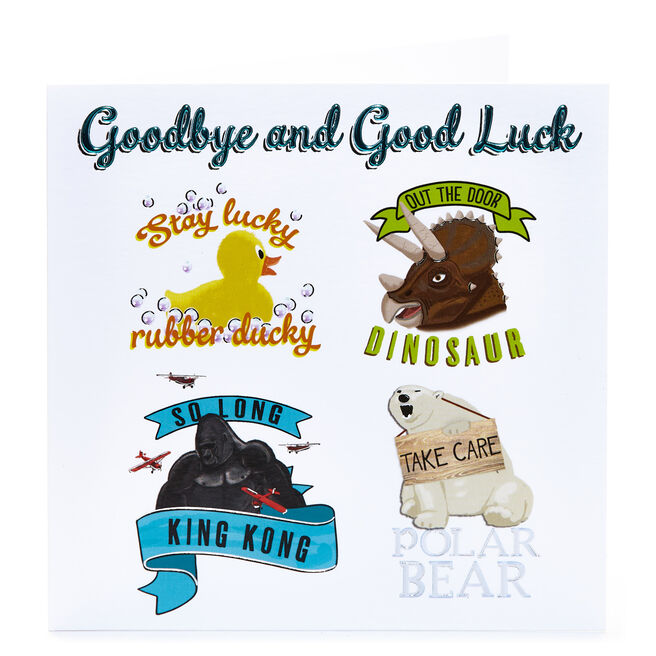 Leaving Card - Stay Lucky Rubber Ducky