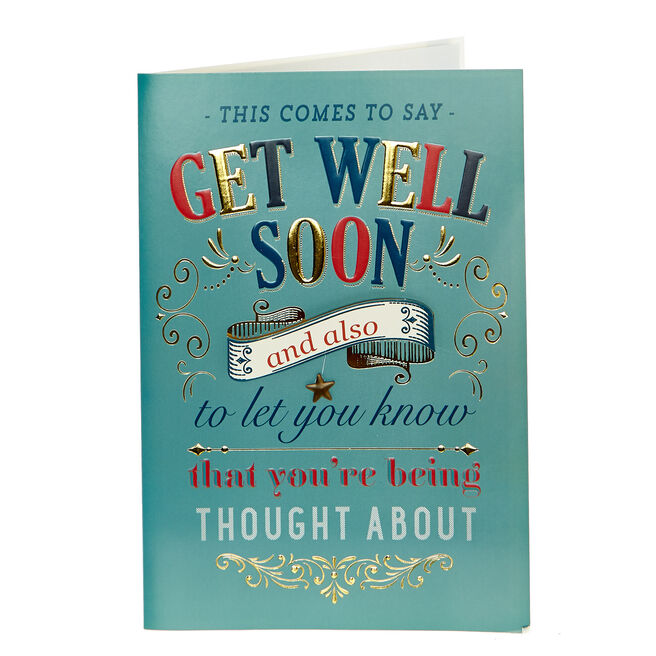 Get Well Soon Card - This Comes To Say...