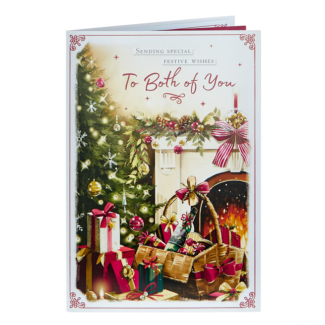 Christmas Card - Festive Wishes To Both Of You