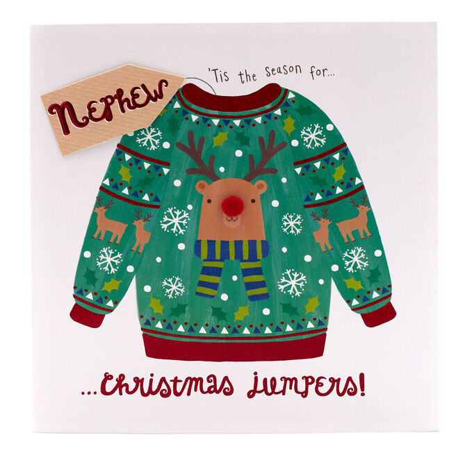 Exquisite Collection Christmas Card - Nephew 'Tis The Season