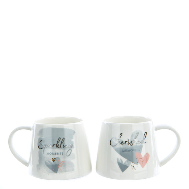 Perfect Together 25th Anniversary Twin Mug Gift Set
