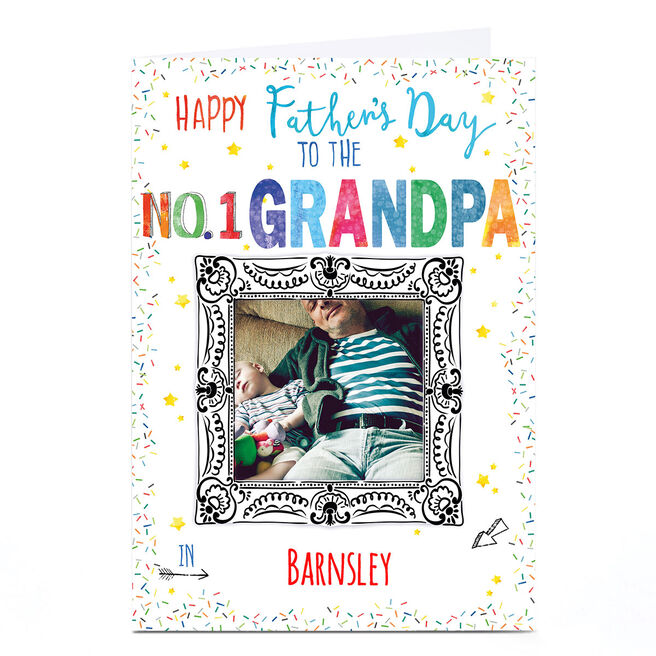Photo Nik Golesworthy Father's Day Card - No 1 Grandpa