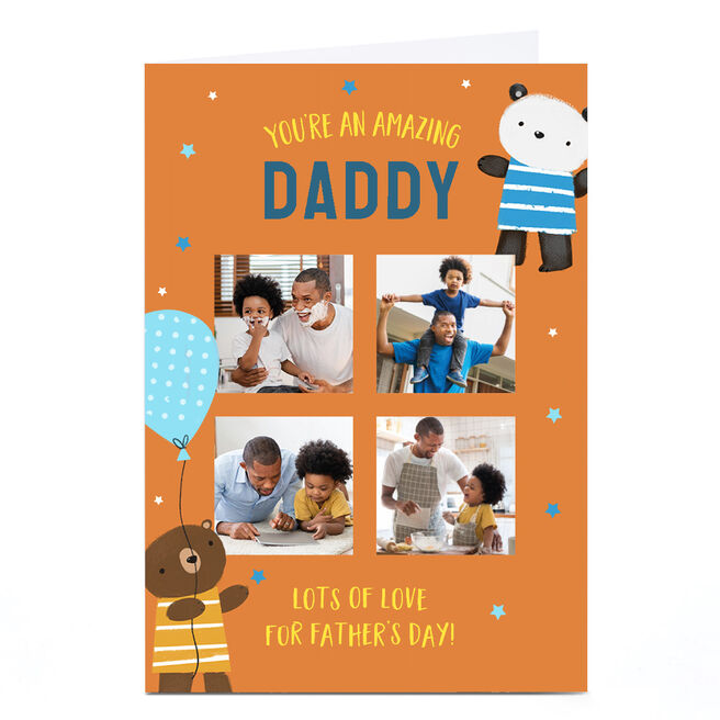Personalised Studio Father's Day Photo Card - You're Amazing
