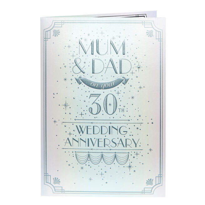 30th Wedding Anniversary - Mum & Dad