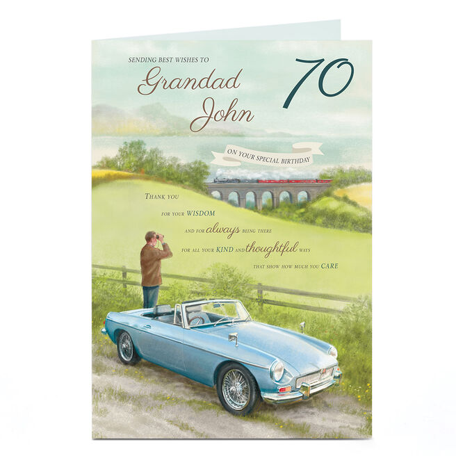 Personalised Birthday Card - Thank You For Your Wisdom