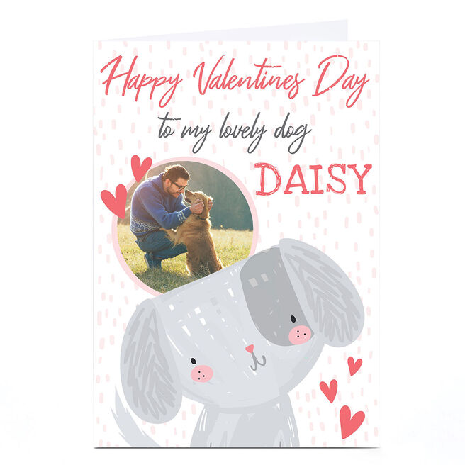 Photo Juniper & Rose Valentine's Day Card - To The Dog, Pink