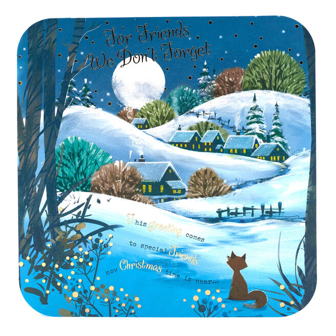 Christmas Card - For Friends We Don't Forget
