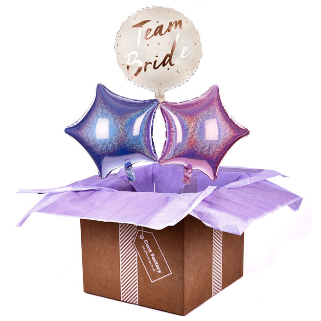 Team Bride Hen Party Balloon Bouquet - DELIVERED INFLATED!