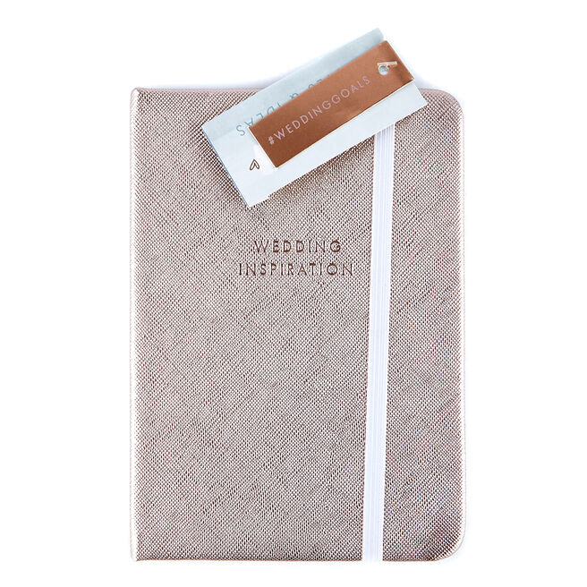 Rose Gold A6 Wedding Inspiration Notebook