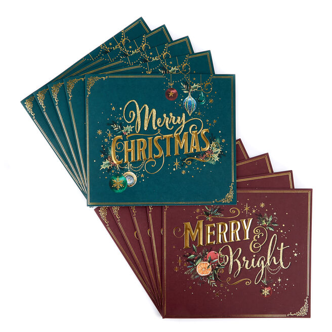 Exquisite Collection Boxed Christmas Cards - Pack of 10