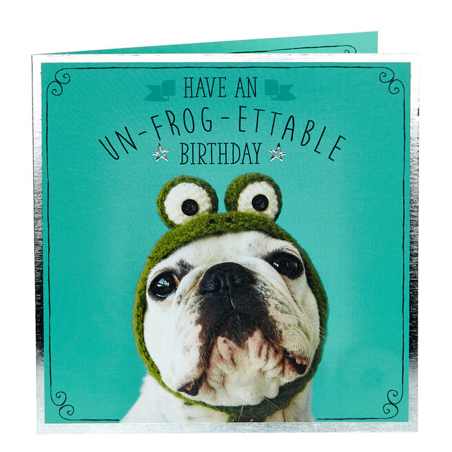 Birthday Card - Un-frog-ettable