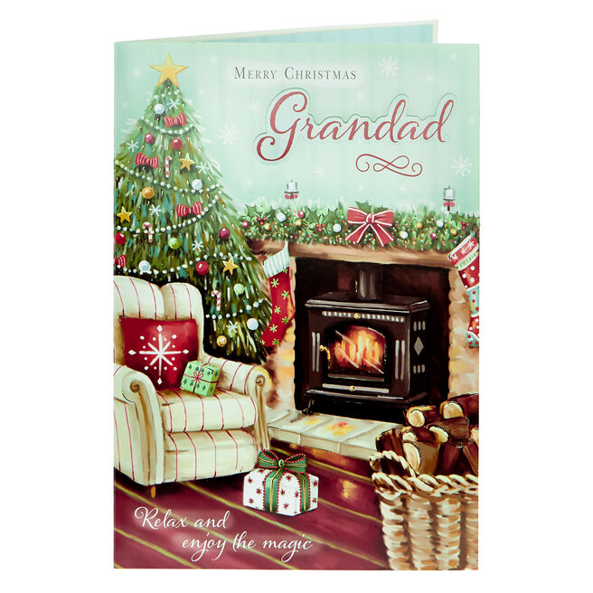 Christmas Card - Grandad Relax & Enjoy 