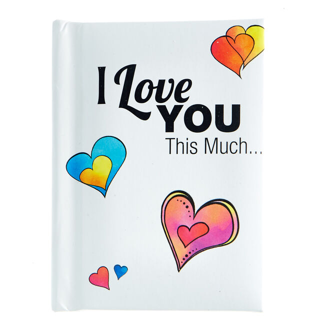 Blue Mountain Arts Keepsake Book - I Love You This Muchâ€¦