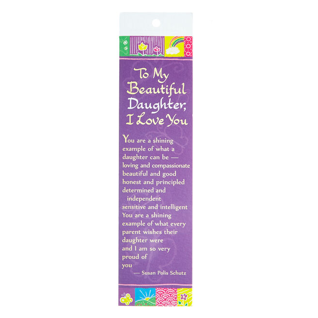 Blue Mountain Arts Bookmark - To My Beautiful Daughter