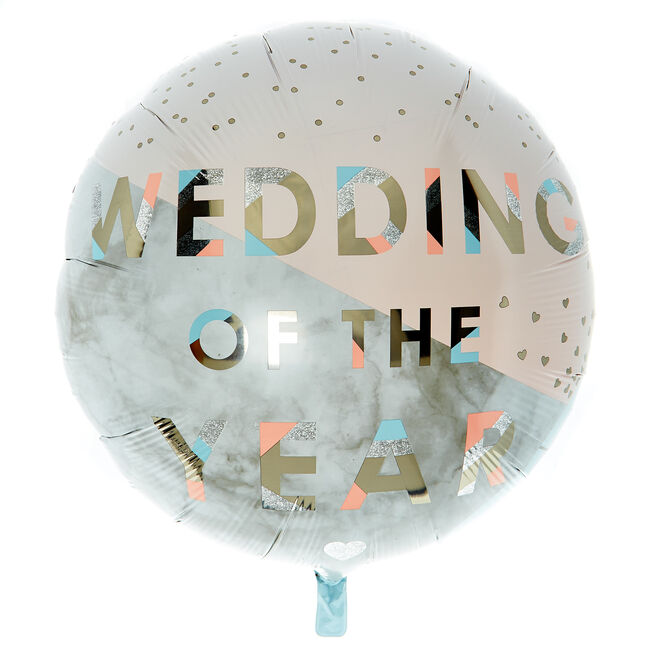 Wedding Of The Year 31-Inch Foil Helium Balloon