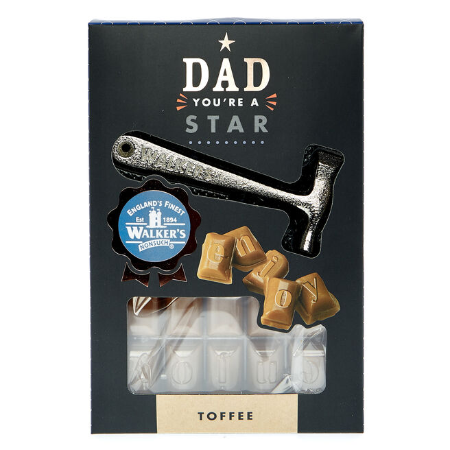 Dad You're A Star Toffee & Hammer Set