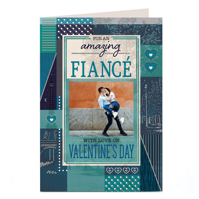 Photo Valentine's Day Card - For An Amazing Fiance