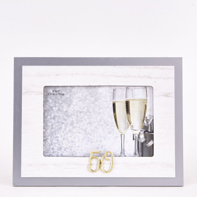 50th Birthday Photo Frame 