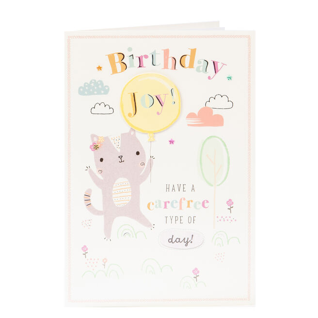 Birthday Card - Have A Carefree Type Of Day