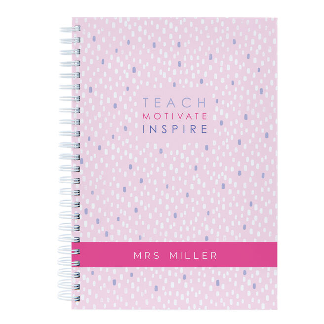 Personalised Notebook - Teach Motivate Inspire