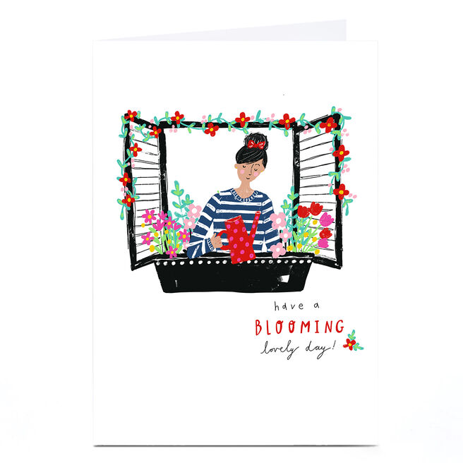 Personalised Kerry Spurling Card -  Blooming Lovely Day!