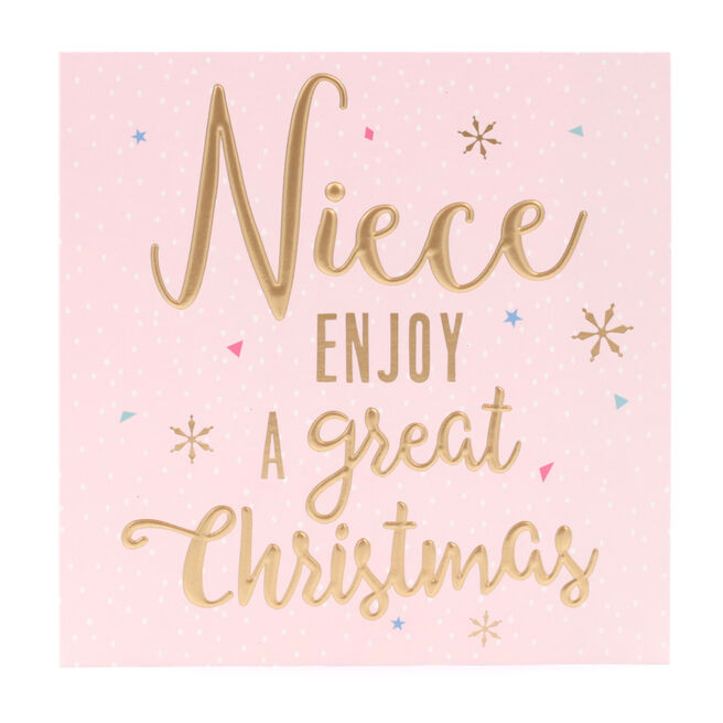 Christmas Card - Niece, Enjoy A Great Christmas