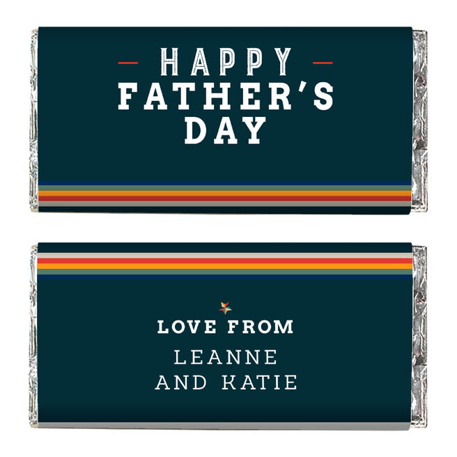 Personalised Chocolate Bar - Happy Father's Day