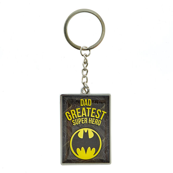 Batman Dad Superhero Keyring 