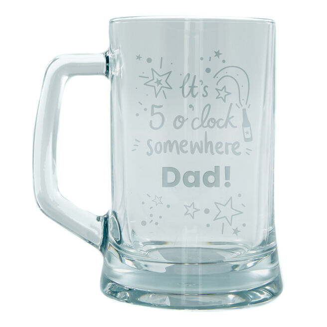 Personalised Engraved Pint Tankard  - DADS BEER