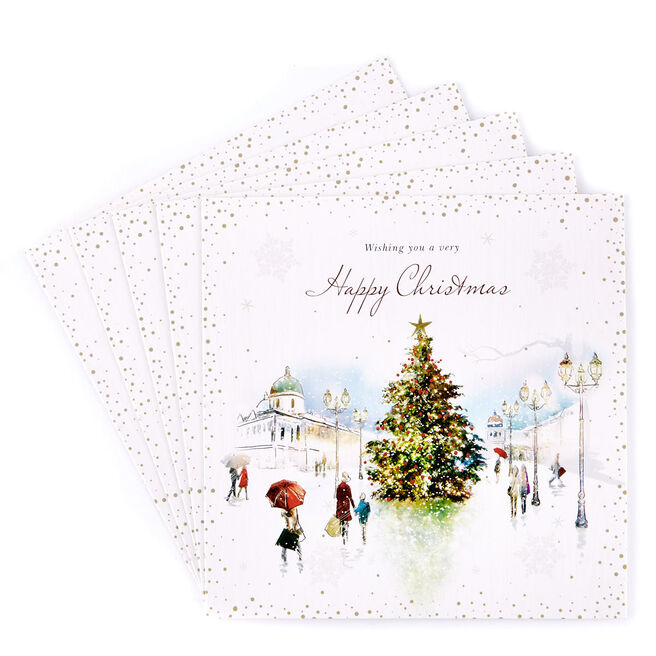 Charity Christmas Cards - Happy Christmas Pack Of 10
