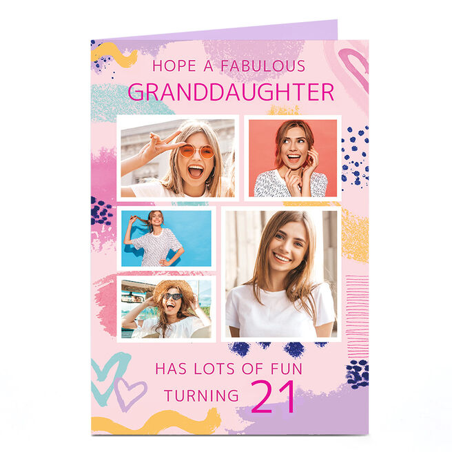 Photo Birthday Card - Hope A Fabulous... 