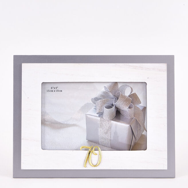 70th Birthday Photo Frame