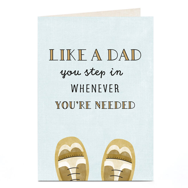 Personalised Macmillan Father's Day Card - Like A Dad