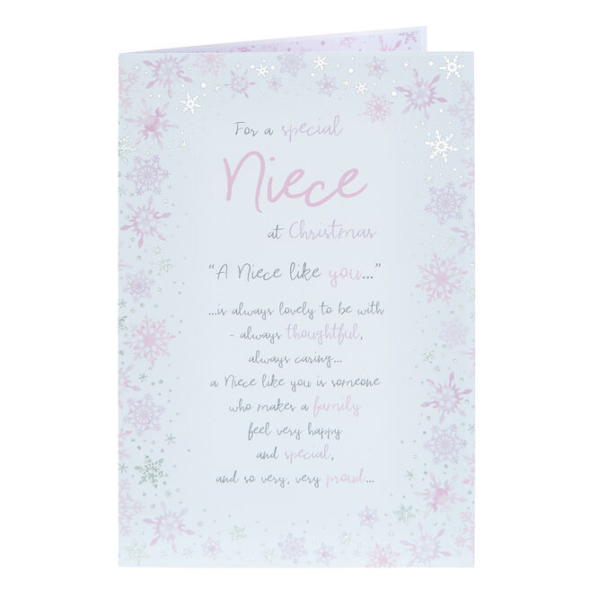 Christmas Card - For A Special Niece 