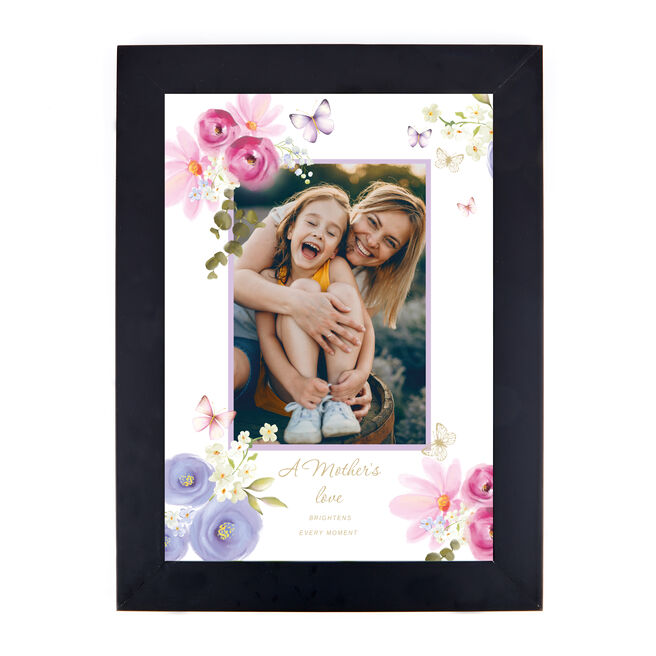Printess Test - Photo Upload Print - Floral Frame, Any Name