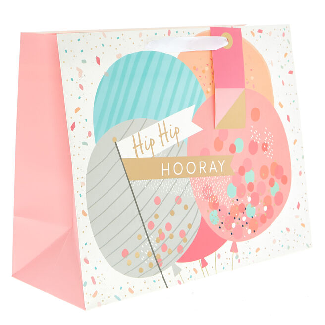 Large Landscape Gift Bag - Hip Hip Hooray