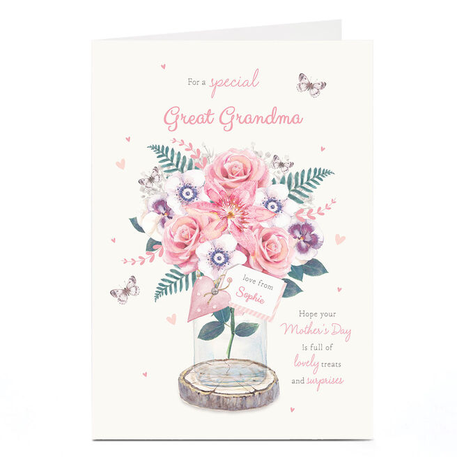 Personalised Mother's Day Card - Lovely Treats & Surprises