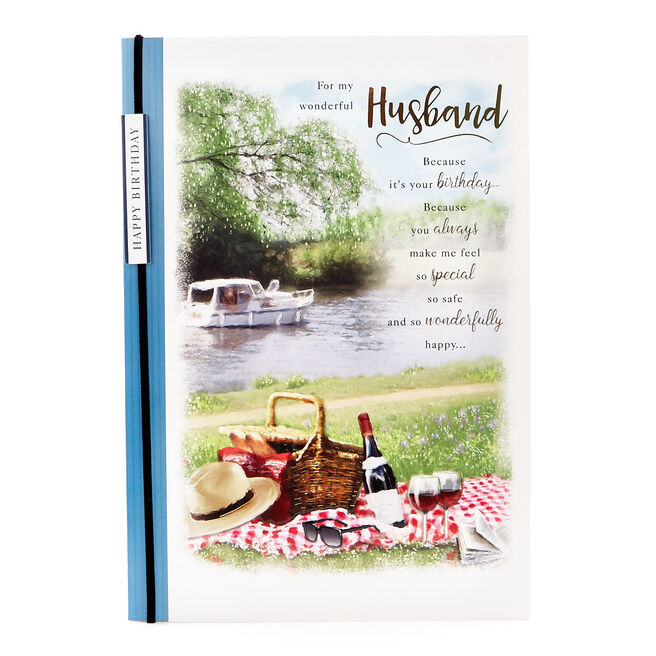 Signature Collection Birthday Card - Husband Picnic