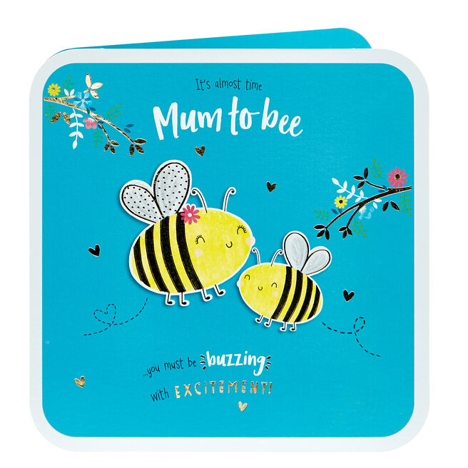 Congratulations Card - Mum To Bee