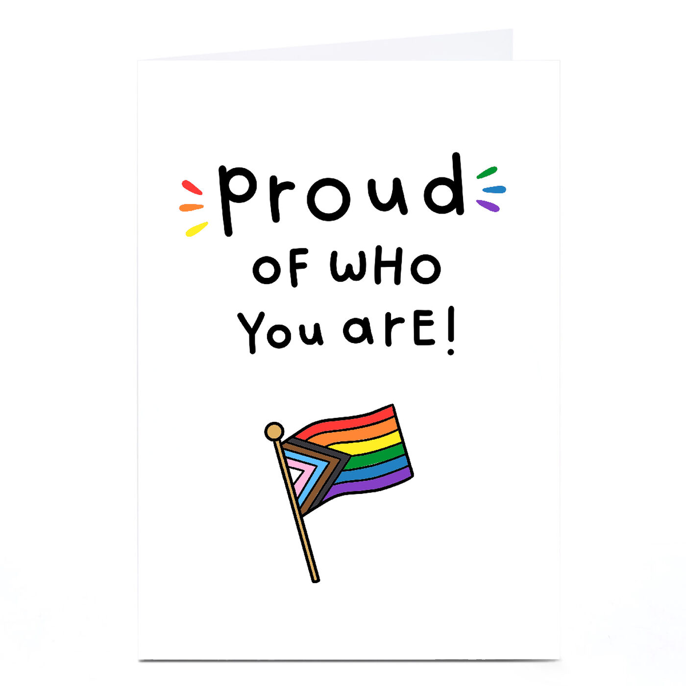 Buy Personalised Jess Moorhouse Pride Card - Proud of who you are! for