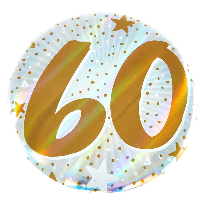 Giant 60th Birthday Badge
