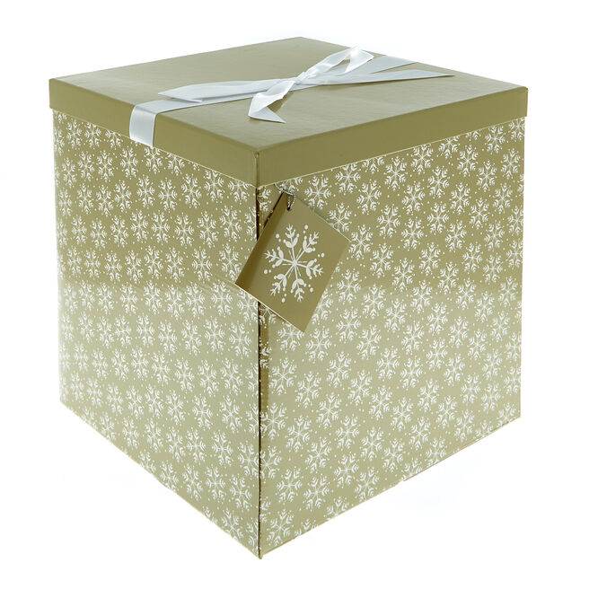 Gold Flakes Flat-Pack Jumbo Gift Box 