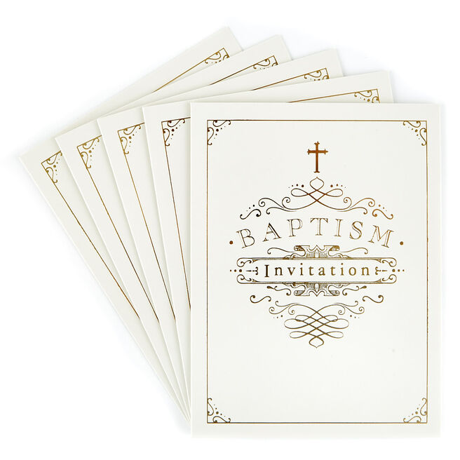 Baptism Invitations - Pack of 12