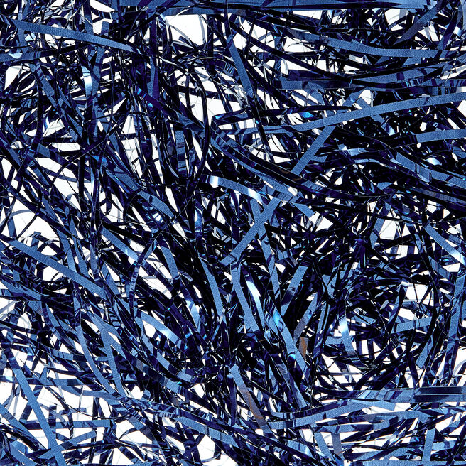 Navy Metallic Shredded Foil