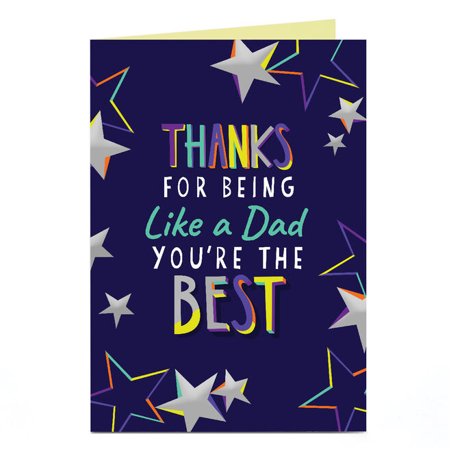 Personalised Studio Father's Day Card - Thanks for Being