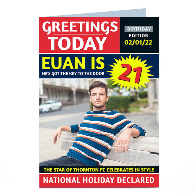 Photo Birthday Card - Greetings Today Magazine