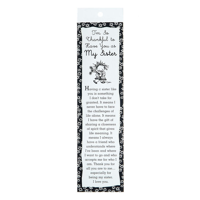 Blue Mountain Arts Bookmark - My Sister 
