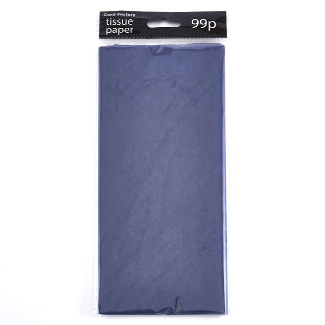 Navy Blue Tissue Paper - 7 Sheets